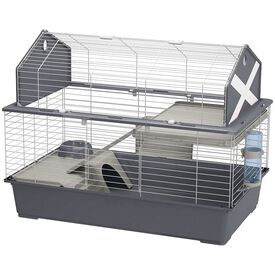 Ferplast - Cage Barn 100 en Plastique et Métal pour Lapins - 96x57x73cm Ferplast - Cage Barn 100 en Plastique et Métal pour Lapins - 96x57x73cm