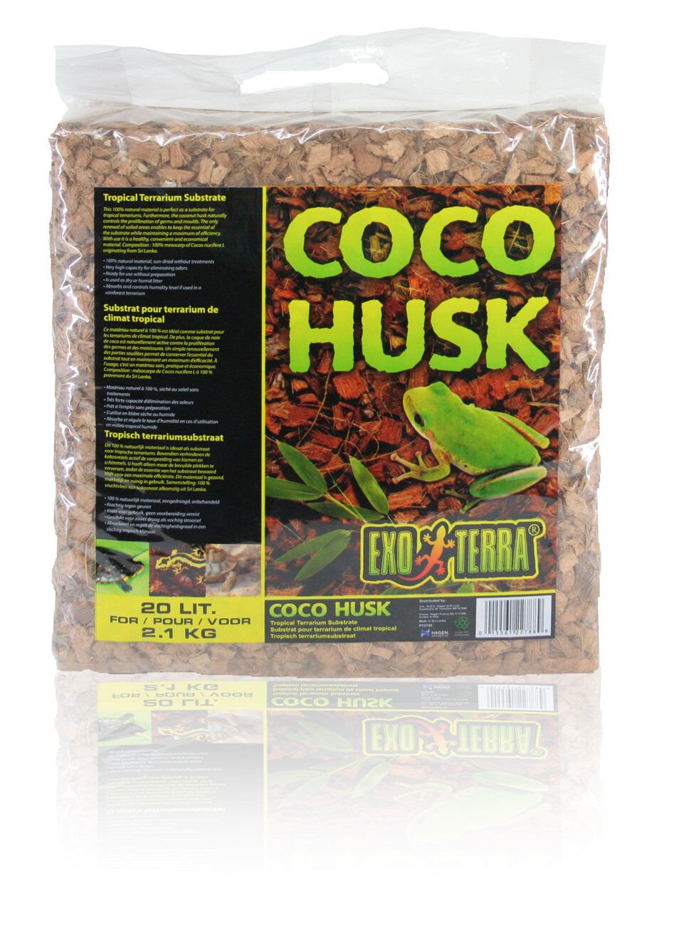 Exo Terra - Coco Husk Substrat pour Terrarium - 20L Image num&eacute;ro 1