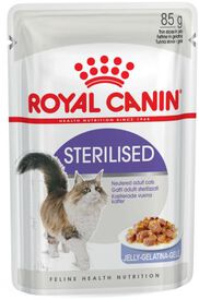Royal Canin - Pâtée Sterilised en Gelée pour Chats - 85g