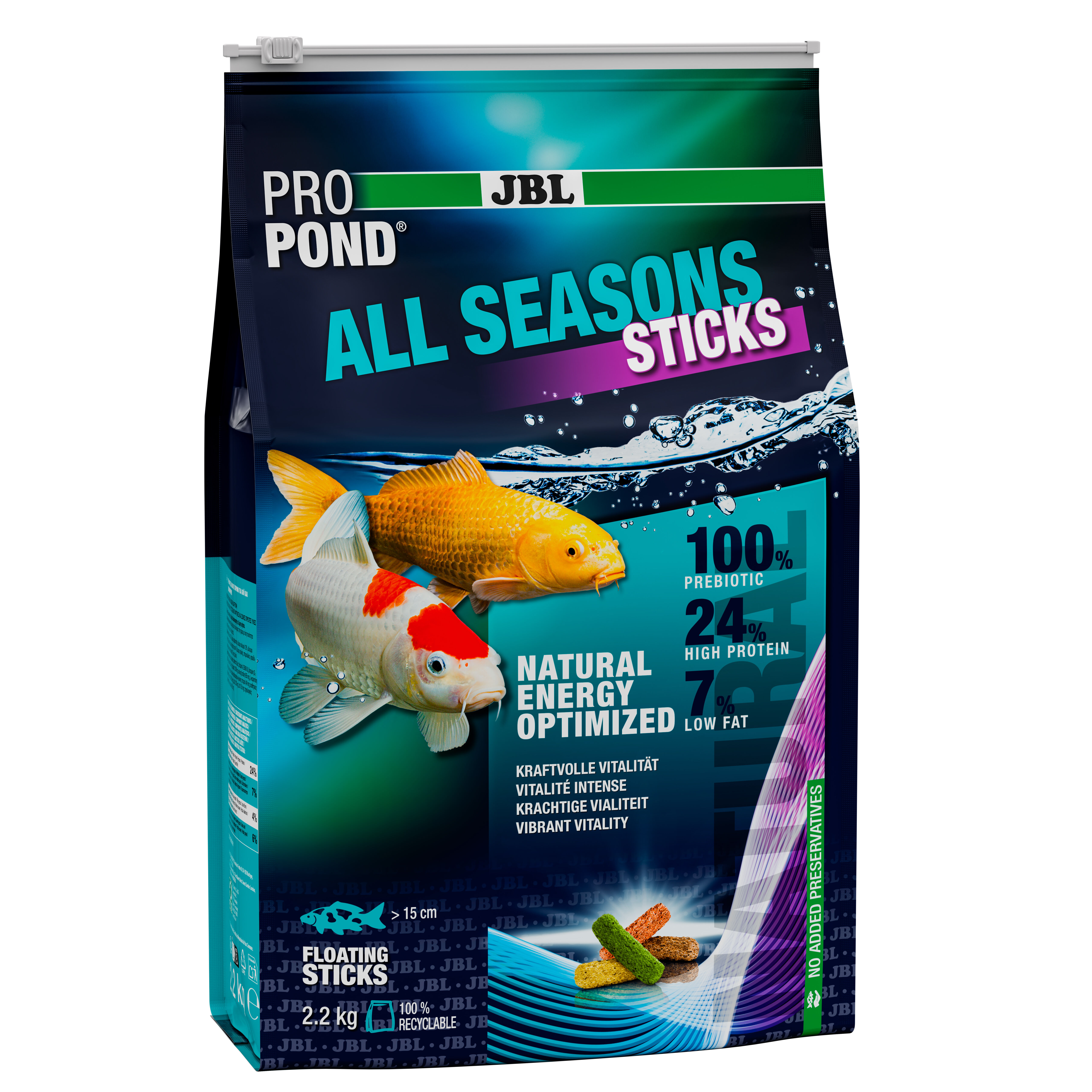 JBL - Aliment en Sticks Propond All Season pour Poissons de Bassins - 2,2Kg Image num&eacute;ro 2