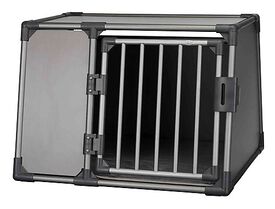 Trixie - Box de Transport en Aluminium Gris Graphite - L : 92 x 64 x 78 cm
