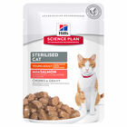 Hill's Science Plan - Bouchées en Sauce pour Chats Adultes Stérilisés - 12x85g image number null