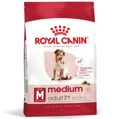 Royal Canin - Croquettes MEDIUM ADULT 7 POUR CHIEN DE +7 ANS - 10KG