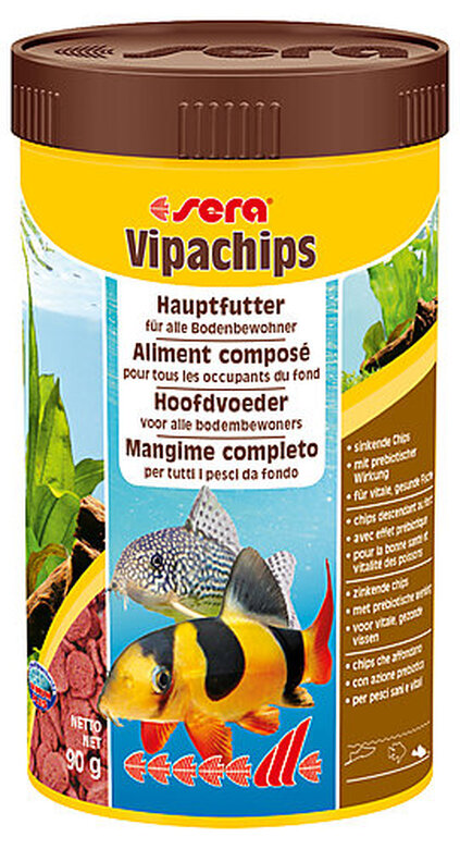 Sera - Aliments Vipachips pour Poissons du Fond - 250ml image number null