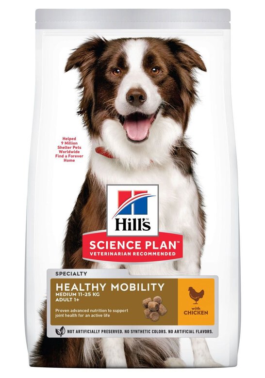 Hill's Science Plan - Adult Healthy Mobility Croquettes Pour Chien Au Poulet  - 12kg Image numéro 1 Hill's Science Plan - Adult Healthy Mobility Croquettes Pour Chien Au Poulet  - 12kg Image numéro 1