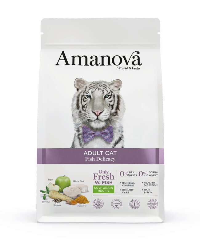 Amanova - Croquettes Adult au Poisson pour Chats - 6Kg Image numéro 1 Amanova - Croquettes Adult au Poisson pour Chats - 6Kg Image numéro 1