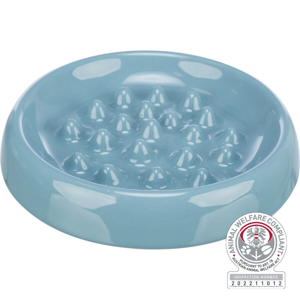 Trixie - Slow Feeding Gamelle en c&eacute;ramique - 0.25 l/18 cm Image num&eacute;ro 1