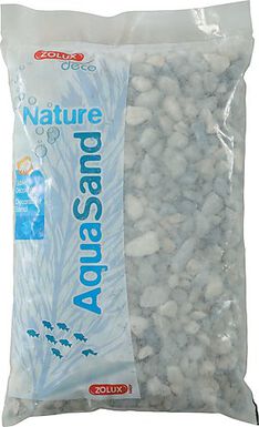 Zolux - Gravier Aquasand Nature Gros Gris pour Aquarium - 4,5Kg