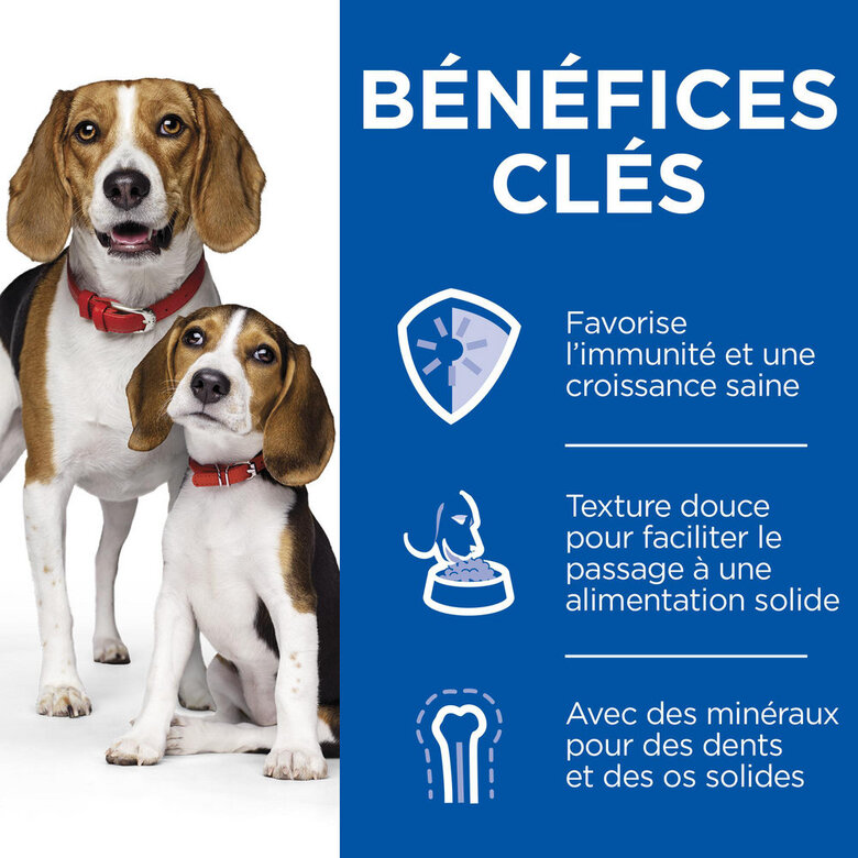 Hill's Science Plan - Puppy & Mother - Mousse Pour Chiot Et Chienne Allaitante Au Poulet  - 200g Image numéro 3 Hill's Science Plan - Puppy & Mother - Mousse Pour Chiot Et Chienne Allaitante Au Poulet  - 200g Image numéro 3