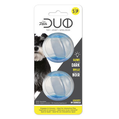 Zeus Duo Ball siffleur/luminescent 2pc - 5 cm