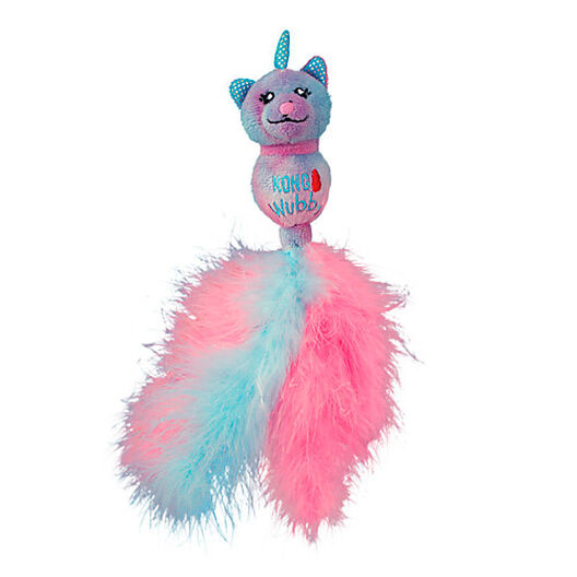 KONG - Jouet Wubba Caticorn Plumes pour Chats - 22cm image number null