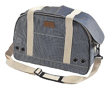 Bobby - Sac de Transport Tennis Marine pour Chiens et Chats - 45cm