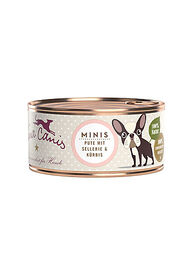 Terra Canis - Aliment Naturel Mini sans Céréales Dinde pour Petits Chiens - 100g