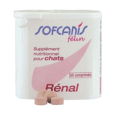 Sofcanis - CAPSULES SUPPLEMENT NUTRITIONNEL RENAL POUR CHATS - X50