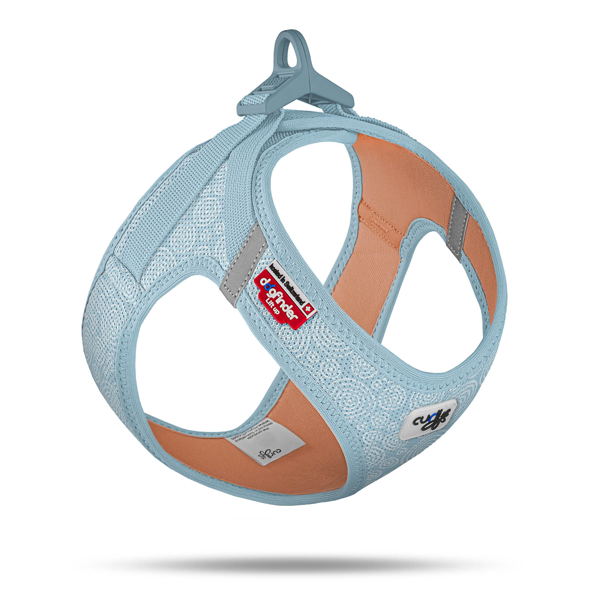 Curli -  Harnais Air-Mesh Airblue pour Chiens - M Image num&eacute;ro 1