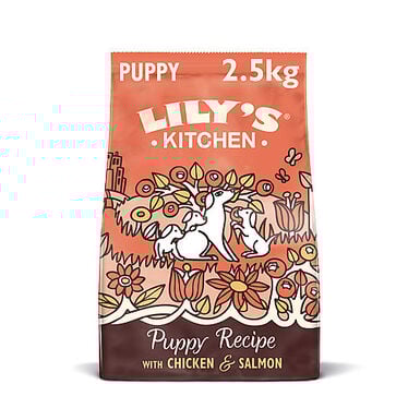 Lily's Kitchen - Croquettes Poulet et Saumon Sans Céréales pour Chiot