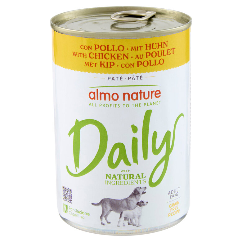 Almo Nature - Pâtée Daily Poulet - 400g Image numéro 1 Almo Nature - Pâtée Daily Poulet - 400g Image numéro 1