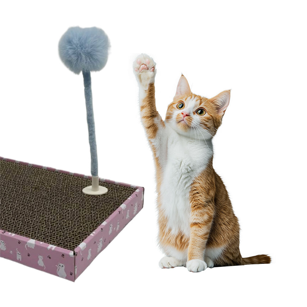 Leeby - Jouet Pompon pour Chats - 27cm Image num&eacute;ro 2