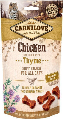 Carnilove - Friandises Semi-humide Poulet et Thym pour Chat - 50g Image num&eacute;ro 1
