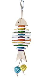 Lifland - Jouet Poisson Los Caribes pour Oiseaux - x 1