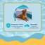 Summer Vibes - Tente de Plage pour Chiens - 33cm Indicateur image num&eacute;ro 5
