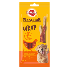 Pedigree - Friandises Ranchos Wrap au Poulet pour Chiens - 40g