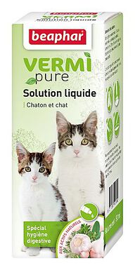 Beaphar - Solution Liquide Digestive Vermi Pure pour Chat et Chaton - 50ml