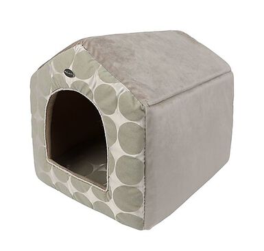 Wouapy - Maison Prestige Spot Taupe pour Chat - 38x41x36cm