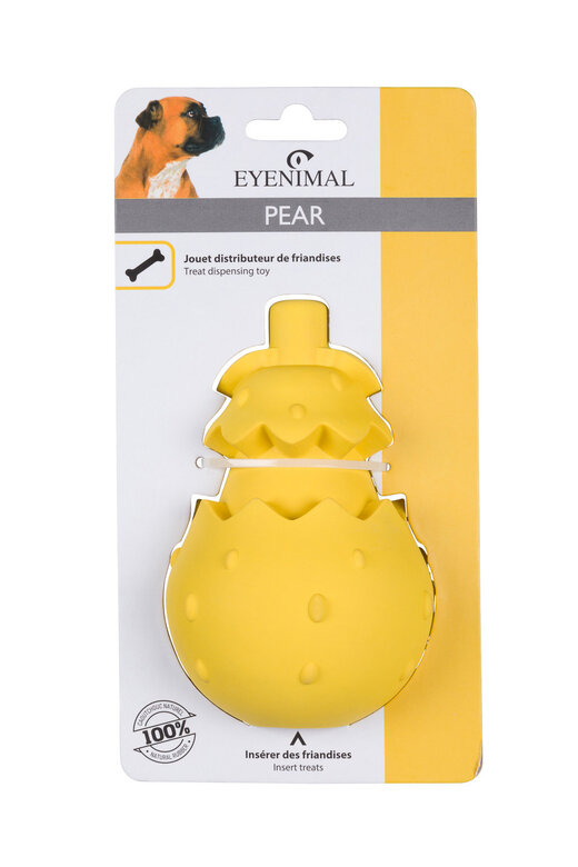 Eyenimal - Jouet PEAR Distributeur de Friandises pour Chiens - 13,2cm Image numéro 1 Eyenimal - Jouet PEAR Distributeur de Friandises pour Chiens - 13,2cm Image numéro 1