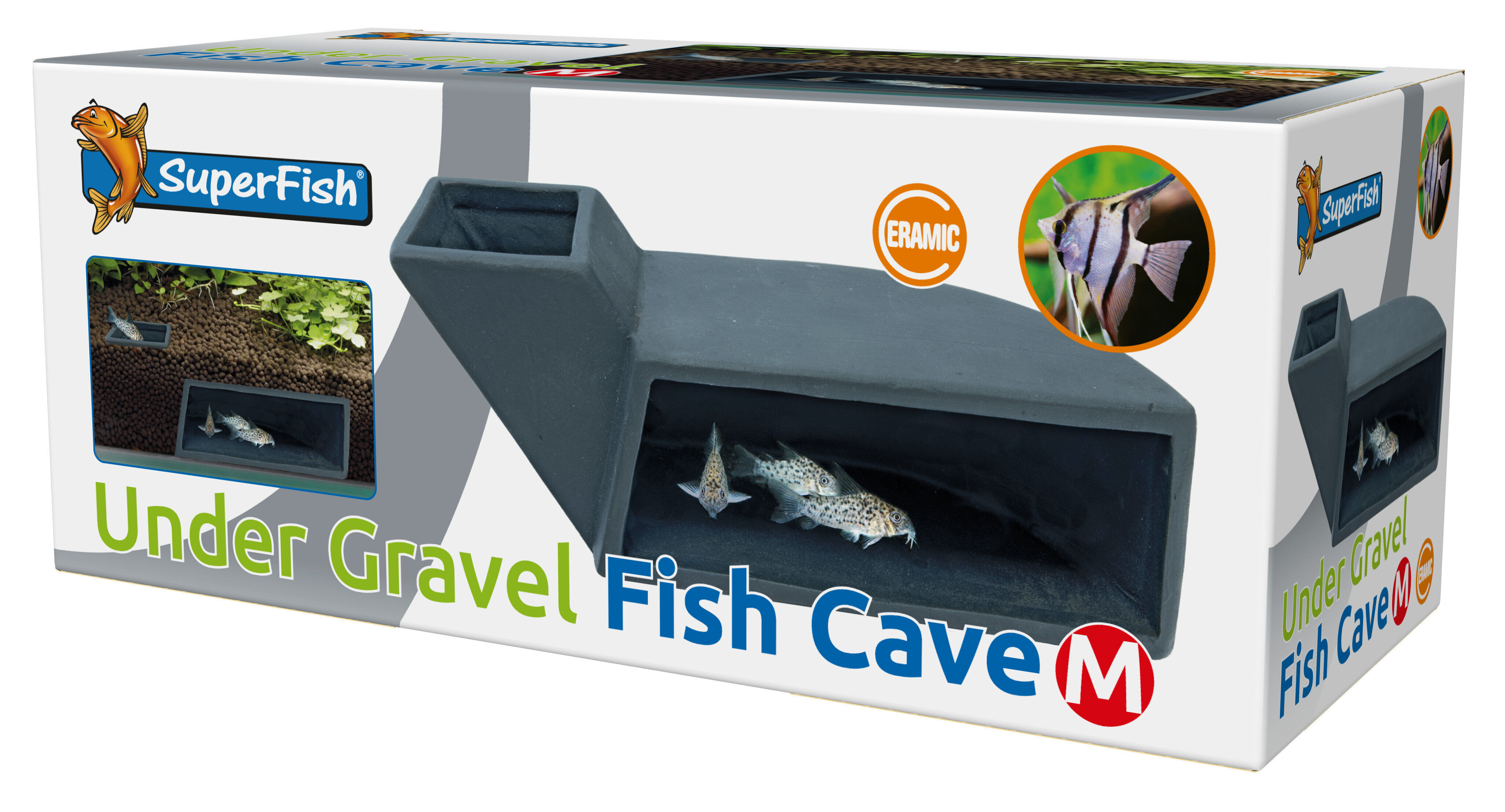 Superfish - Tunnel Immerg&eacute; pour Poisson de Fond - M /22cm Image num&eacute;ro 1