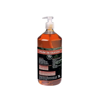 Nutrivet - Complément Nutritionnel Huile de Saumon pour Chien et Chat - 1L