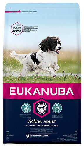 Eukanuba - Croquettes au Poulet pour Chien Adulte de Taille Moyenne Image num&eacute;ro 1