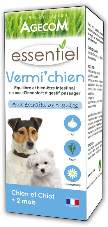 Essentiel - Supplément Vermi'Chien pour Chien - 100ml Image numéro 1 Essentiel - Supplément Vermi'Chien pour Chien - 100ml Image numéro 1