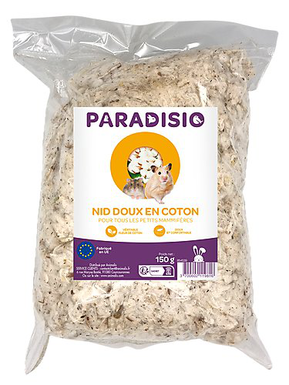 Paradisio - Nid Douillet en Coton pour Rongeurs - 150g