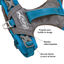 Kurgo - Harnais "Journey Air" Bleu pour Chiens - XL Indicateur image numéro 2