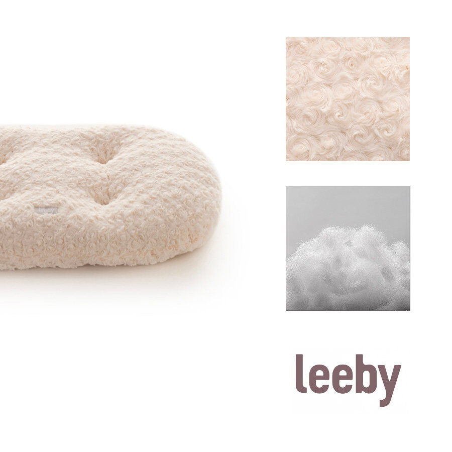 Leeby - Coussin Volutes Beige pour Chiens - S Image num&eacute;ro 6