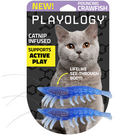 Playology - Jouet Pack Economique d'Ecrevisses pour Chats