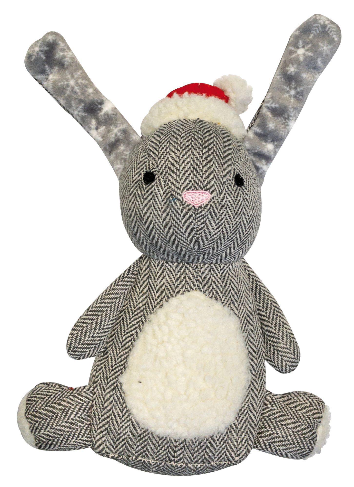 Croci - Jouet Peluche Lapin de No&euml;l pour Chien - 25cm Image num&eacute;ro 1