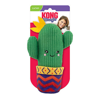 KONG - Jouet Cactus Wrangler Catnip pour Chats