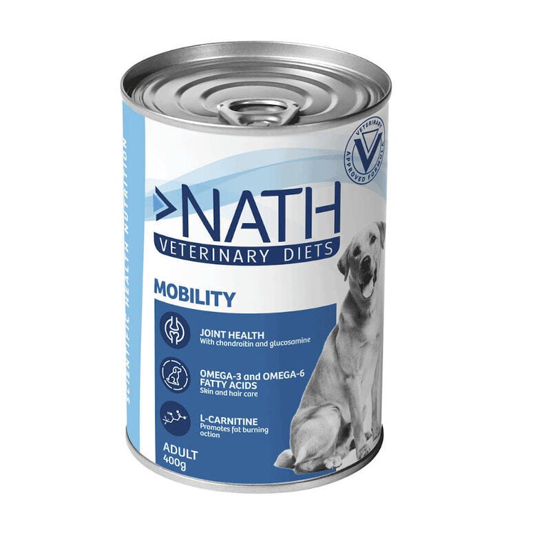 Nath Veterinary Diet - Aliment humide Mobility pour Chien - 400G Image numéro 1 Nath Veterinary Diet - Aliment humide Mobility pour Chien - 400G Image numéro 1