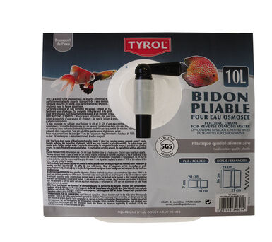 Tyrol - Bidon Pliable en Plastique pour Eau Osmosée
