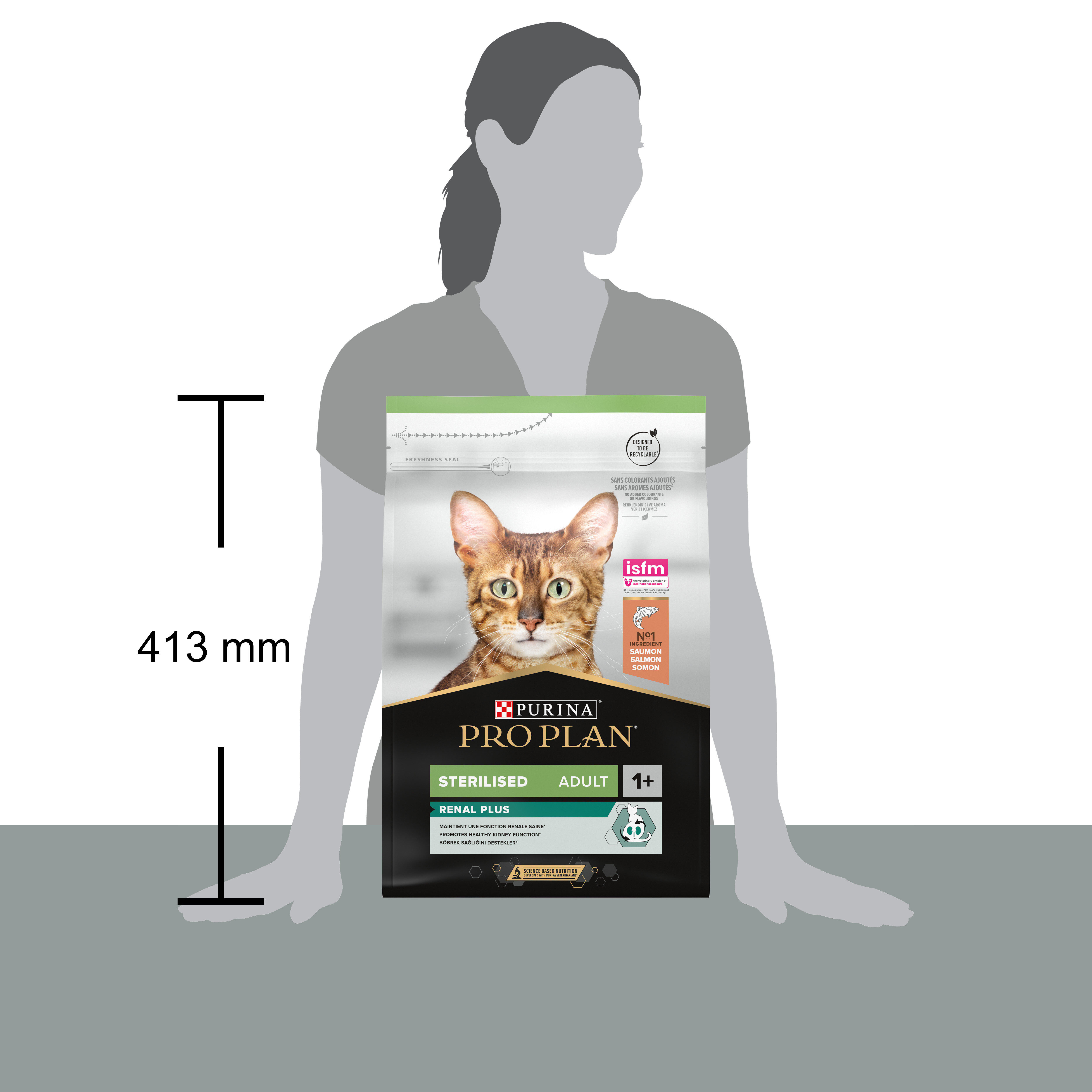 Pro Plan - Croquettes Sterilised au Saumon pour Chat Adulte St&eacute;rilis&eacute; - 3Kg Image num&eacute;ro 6