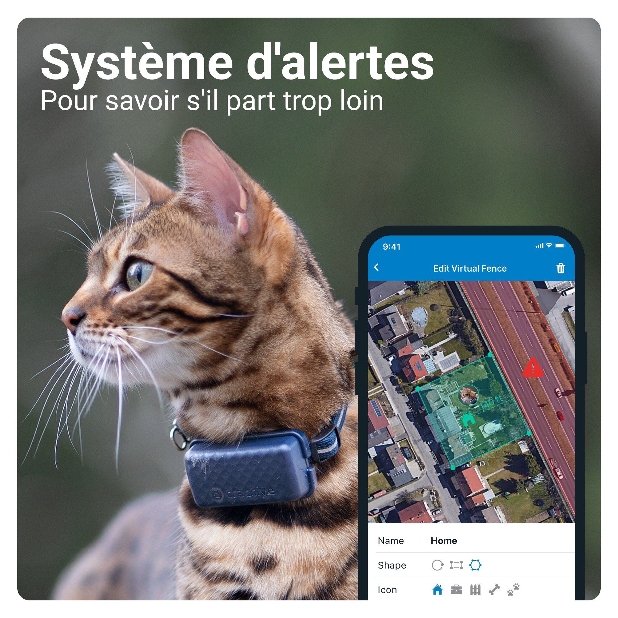 Tractive - Traceur GPS CAT mini pour Chats - 25g Image num&eacute;ro 6