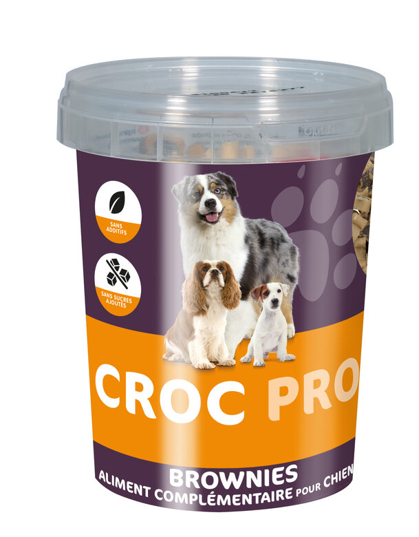 Croc Pro - Friandises Brownies pour Chiens - 300g image number null