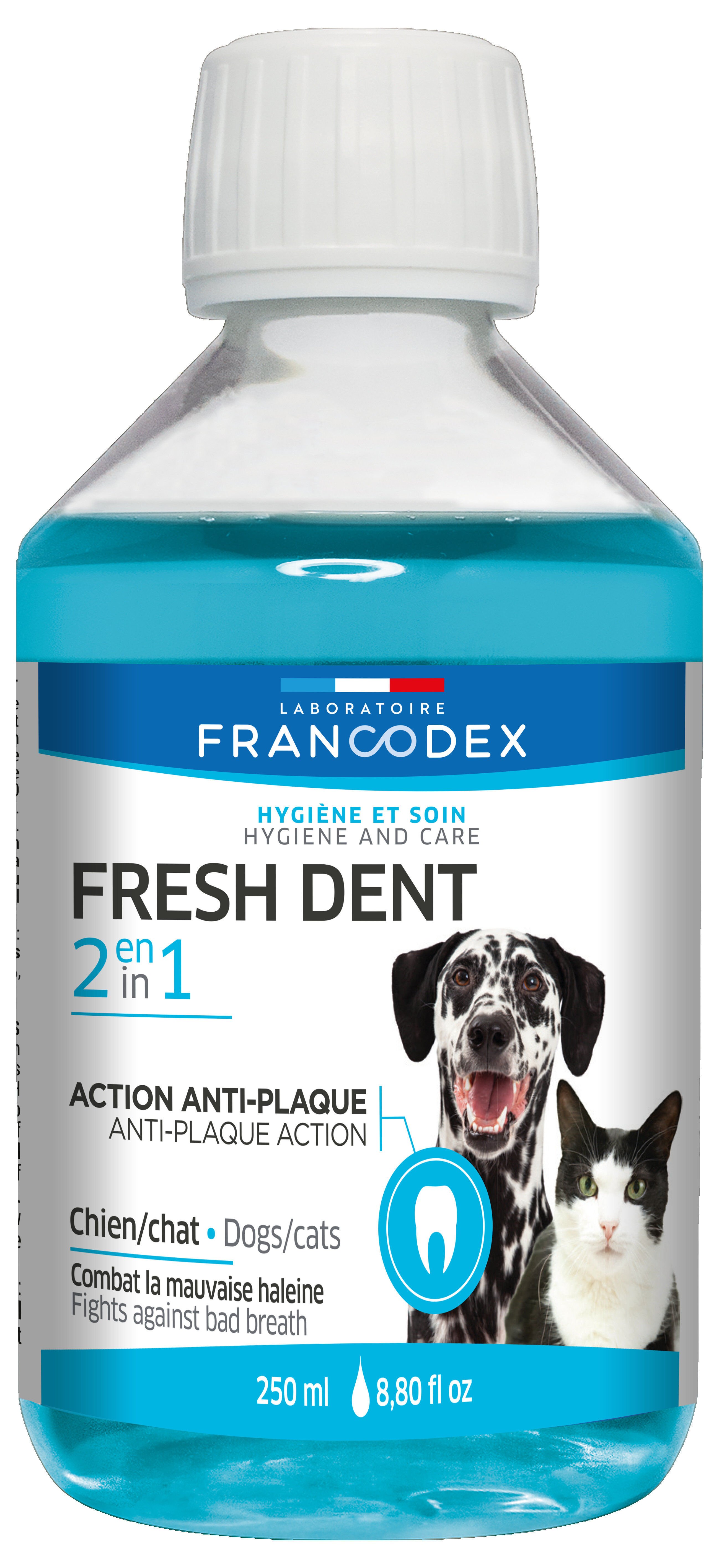 Francodex - Fresh Dent 2 en 1 pour Chien et Chat - 250ml Image num&eacute;ro 1