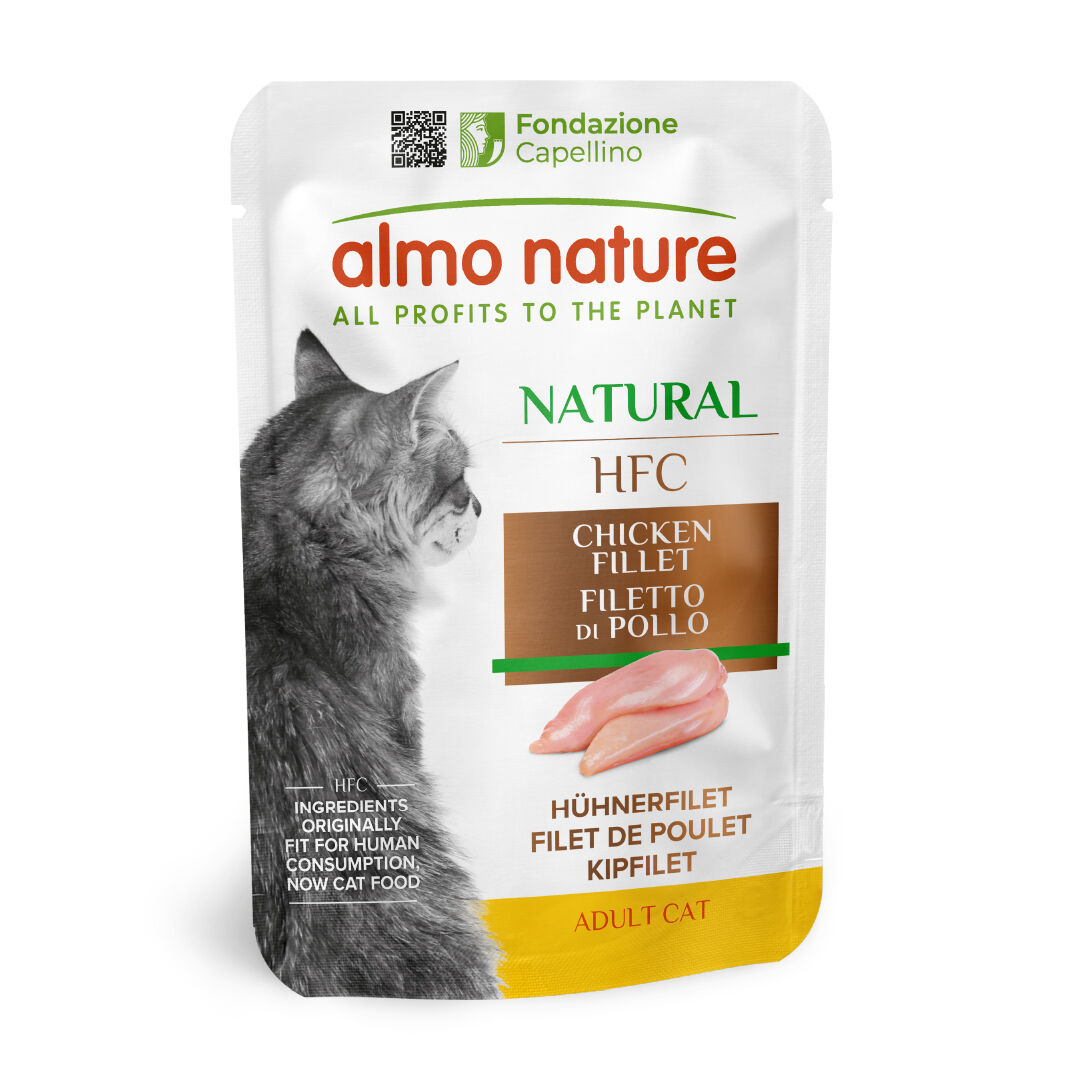 Almo Nature - P&acirc;t&eacute;e Hfc Natural Filet De Poulet - 55g Image num&eacute;ro 1