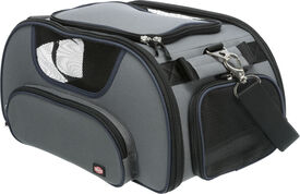 Trixie - Sac de Transport Avion Wings Gris pour Chien - 28 x 23 x 46 cm