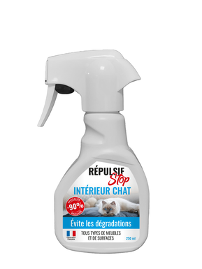 Répulsif STOP - Spray Répulsif Intérieur pour Chats - 250ml