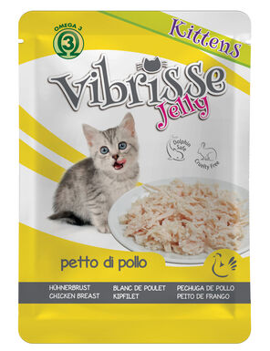 Vibrisse - SACHET JELLY POITRINE DE POULET pour Chats - 70g