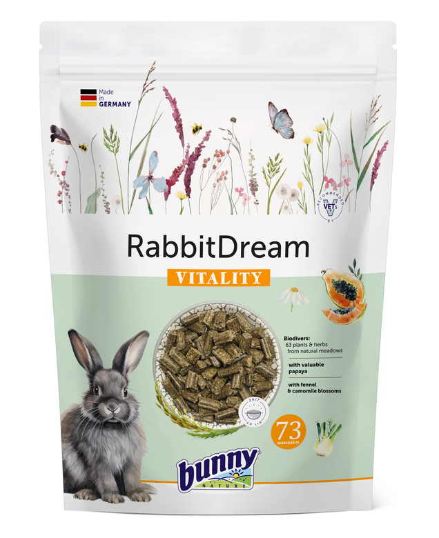 Bunny Nature - Alimentation Lapin Adulte RabbitDream VITALITY - 1,5Kg Image numéro 1 Bunny Nature - Alimentation Lapin Adulte RabbitDream VITALITY - 1,5Kg Image numéro 1